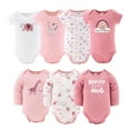 thumbnail image 5 of The Peanutshell Layette Gift Set for Baby Girls, 23 Essential Pieces, Pink Rainbow Safari Animals, 9-12 Months, 5 of 7