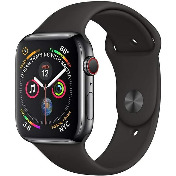 Refurbished Apple Watch Series 4 Stainless Steel 44mm A1976 (GPS + Cellular) Space Black (Grade A+)