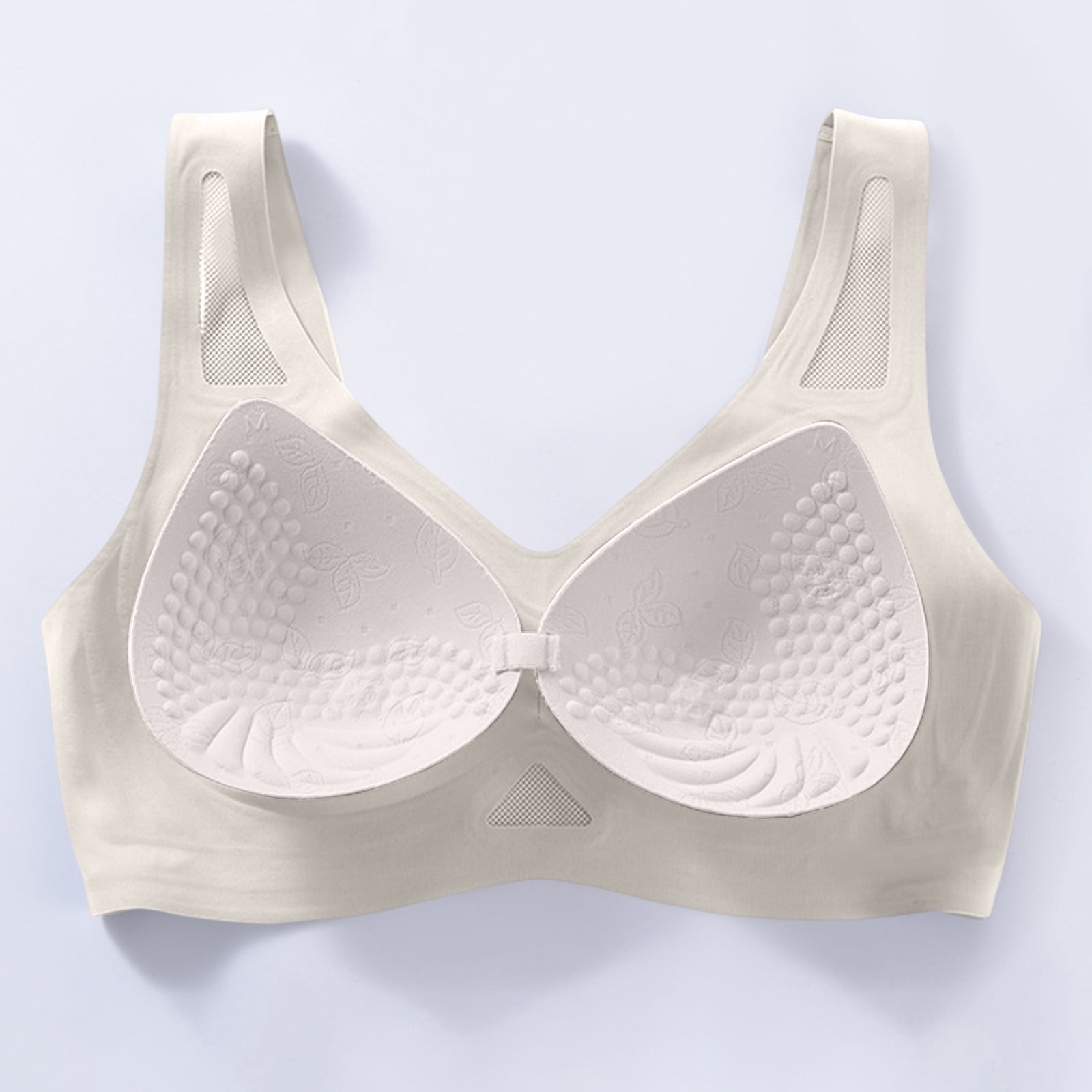 Aerisoft Bra, Aerisoft - Breathable Comfort Bra, Breathable Anti Sagging Breast Bras, Supportive Everyday Brassiere White 36