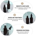 thumbnail image 3 of Eye Dropper Bottles for Essential Oils, 50ml Empty Tincture Bottles Glass Dropper Bottles Clear Clear Boston Round Bottle with Glass Eye Dropper, 7pcs, 3 of 7