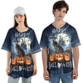 thumbnail image 4 of Happy Halloween Weimaraner Witch Pumpkins Bats All Over Print 3D Baseball Shirt Weim Gray Ghost Dog Lover Softball Sport - 13012, 4 of 6