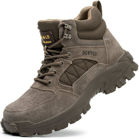 

Tanleewa Steel Toe Work Safety Boots For Men Lightweight Work Shoe Size Men10.5/Women11.5