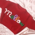 thumbnail image 2 of Children's Sweater,Custom Name Sweater,Embroidered Name Sweater,Spring,Fall And Winter Sweaters For Boys and Girls,Personalized Sweater for Kids,Children's Gift,Size:2-3T, 2 of 5