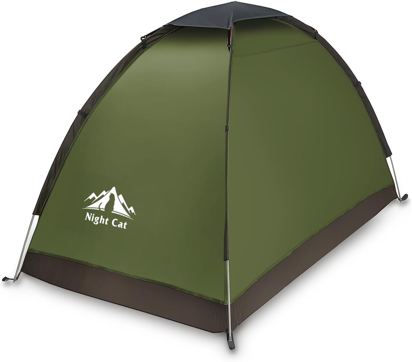Unbranded Backpacking Tent for One 1 to 2 Persons Lightweight Waterproof Camping Hiking Tent for Adults Kids Scouts Easy Setup Single Layer 2.2x1.2m