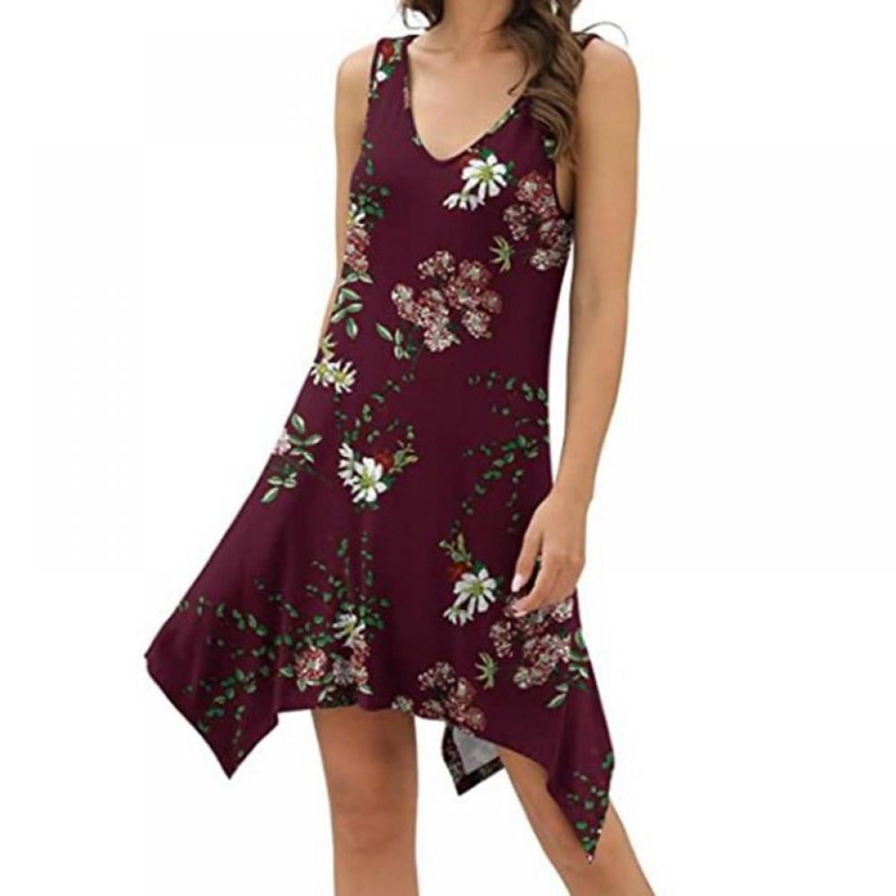 ELESOL Women Spaghetti Strap Floral Lace Irregular Hem Maxi Dress ELESOL Women Spaghetti Strap Floral Lace Irregular Hem Maxi Dress