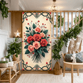 thumbnail image 5 of LUUFILx Hanging Heart Rose Banner Background Backdrop Red Decorations Valentine's Day Party Props Wedding Romantic Decors Photography Supplies, 5 of 8