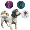 thumbnail image 3 of Cinturón ajustable para perros Unique Bargains con cintas mágicas, capucha calmante para perros para la ansiedad, mantiene caliente, color gris, 3 of 7