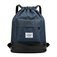 thumbnail image 1 of Fashion Casual Unisex Bundle Rope Sport Backpack School Bags Travel Beach Bags, 1 of 3