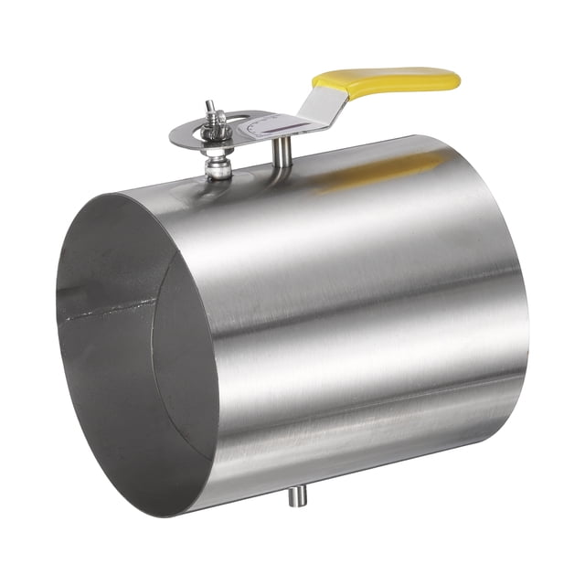 5.2 Inch Duct Backdraft Damper, Manual Adjustment Airflow Volume Damper for Vents Fans Extractors Range Hoods Heating Systems