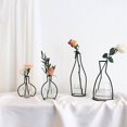 thumbnail image 1 of Retro Iron Line Flowers Vase Metal Plant Holder Modern Solid Nordic Styles Iron Vase Home Garden Decor6GERMANY He Qiyong unisex, 1 of 1