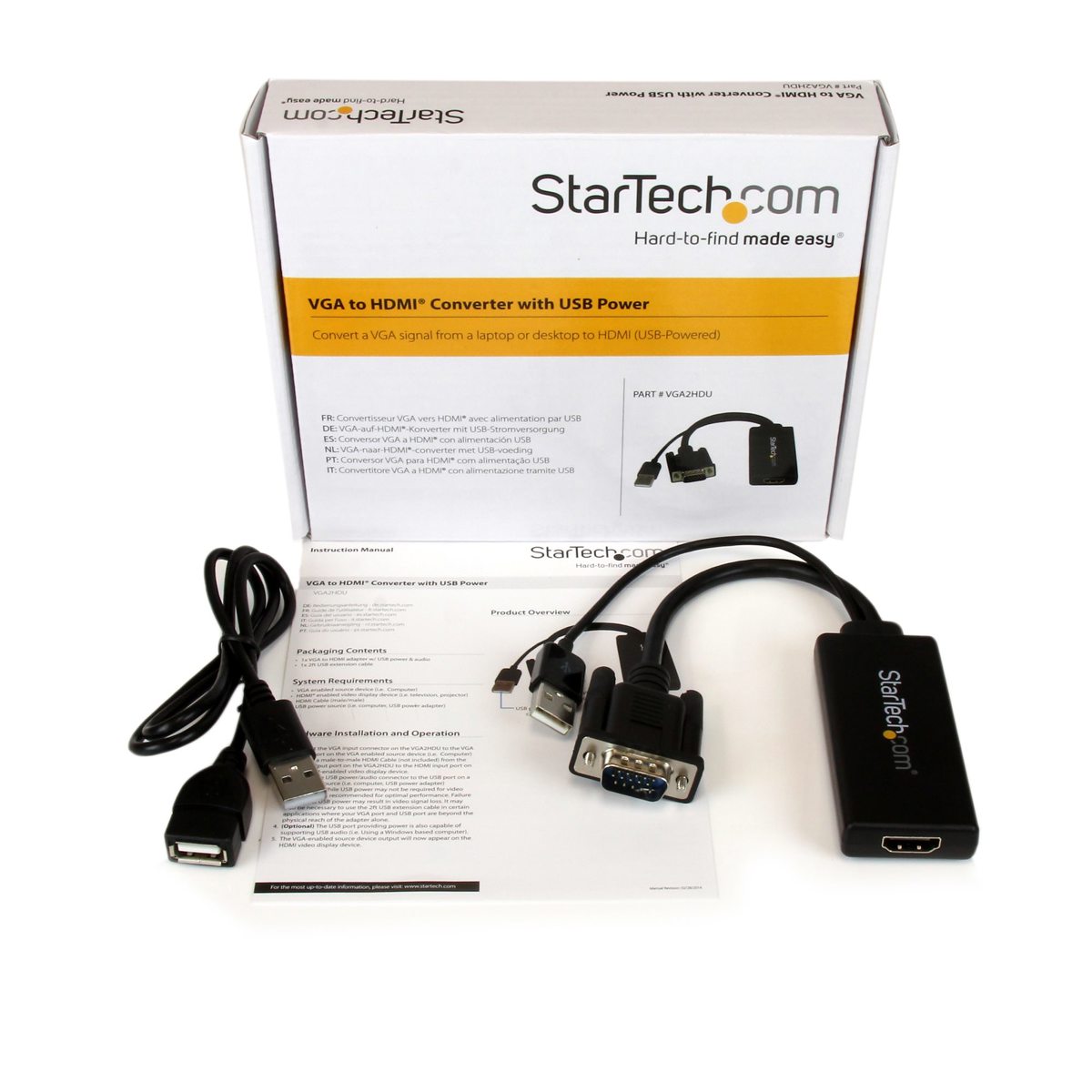 Vga To HDMI Adapter With Audio