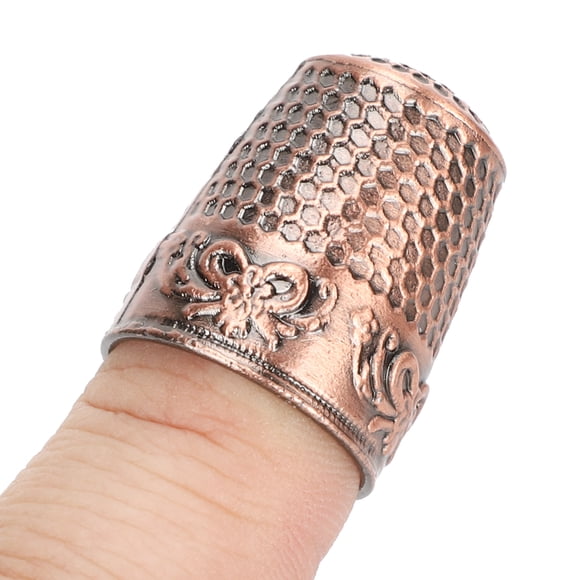 Fingertip Thimble, Adjustable Practical Cross-Stitch Thimble Device  4Pcs Sewing Thimble  for Craft for Sewing for Quilting for DIY