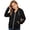 Black, variant on Girls Full Zip Hoodie with Arm Zipper Jacket Long Sleeve Post Shoulder Surgery Infusion Hooded Fall Outerwear with Pockets 4t 5t 6t 7t 4-15 Years