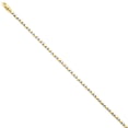 thumbnail image 1 of 14k Yellow and White Gold two-tone 2.5mm Fancy Link Chain Length 7 Inch, 1 of 2