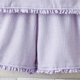 thumbnail image 5 of TOWED22 Toddler Girl Baby 2 Piece Cute Summer Sets Sleeveless Tank Top and Shorts Sweet Outfits Cotton Tee Clothing with Pockets(Light Purple,4-5 Y), 5 of 7