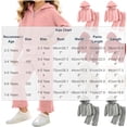 thumbnail image 3 of Cethrio Girls Knitted Outfit Sets, Fall 2 Piece Long Sleeve Casual Girls' Clothing Sets Pink Size 6, 3 of 7