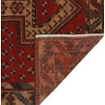 thumbnail image 4 of Vintage Erin Red/Lt. Brown Rug, 4'11" x 8'11", 4 of 8