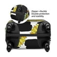 thumbnail image 4 of Bingfone Black Cow Print With Sunflowers Country Luggage Cover Washable Suitcase Cover Protector Anti-Scratch Suitcase Cover Fits 18-32 Inch Luggage (without luggage), 4 of 9