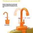 thumbnail image 2 of Water-saving Faucet Accessories For Kids Play With Running Sink Toy Plastic Toy Faucet Play Kitchen Sink yellow, 2 of 9