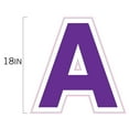 thumbnail image 3 of Vispronet Alphabet Yard Letter Sign Set – Includes All Letters – 26pcs Total – Includes One of Each Letter in Alphabet A-Z – Weather-Resistant Corrugated Plastic (Purple), 3 of 7