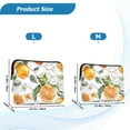 thumbnail image 4 of FORMRS 13-13.3 inch Laptop Sleeve Case Soft Carrying Quilted Computer Bag Cover, Orange Watercolor Bees, 4 of 7