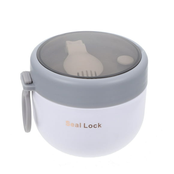 Soup Cup Portable Cereal Cup Milk Cup Soup Mug with Lid Food Containers Breakfast Mug Breakfast Cup Work
