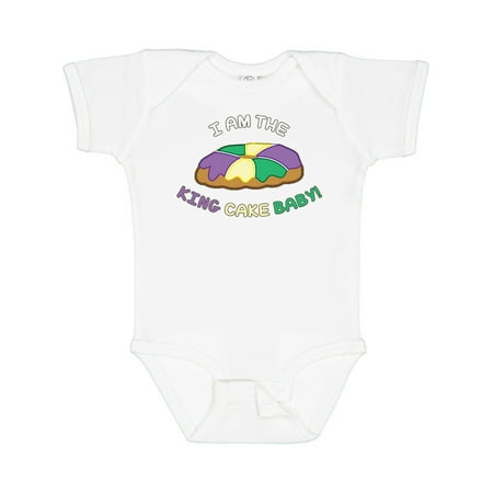 

Inktastic I Am the King Cake Baby Gift Baby Boy or Baby Girl Bodysuit