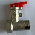 thumbnail image 2 of G1/2 Inches Electric Water Heater Dn15 Threaded Brass Pressure Relief Valve, 2 of 8