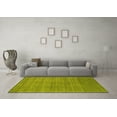 thumbnail image 3 of Ahgly Company Indoor Rectangle Abstract Yellow Contemporary Area Rugs, 6' x 9', 3 of 4