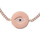 thumbnail image 2 of Pulsera para Mujer con Dije de Ojo Turco Protector LuckyLy Acero Inoxidable y Zirconia Cúbica Modelo Fara Rosa UNITALLA, 2 of 7