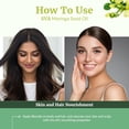 thumbnail image 4 of SVA Moringa Seed Oil Organic - 32 Fl Oz – 100% Natural Cold Pressed Moringa Oil - for Face, Skin Care, Hair Care, Scalp Massage & Body Massage – Carrier Oil with Dropper, 4 of 7