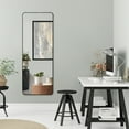 thumbnail image 3 of Americanflat Full Length Wall Mirror - 22" x 59" Large Full Body Mirror for Bedroom, Living Room - 5ft Long Wall Rectangular Mounted Mirror, , Black, 3 of 5