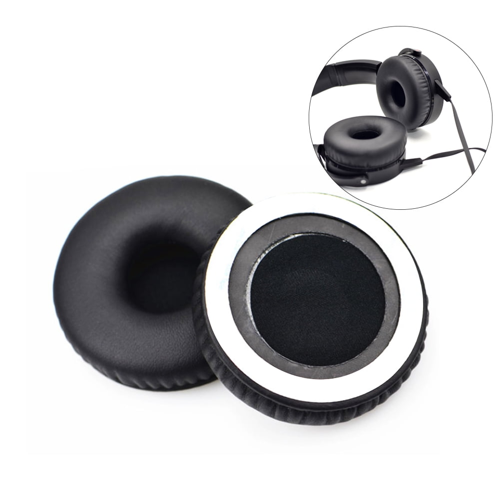 Black Replacement Memory Foam Earpads Ear Cushion Suitable for Headphone Covers 
