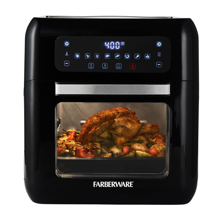 Farberware 6-Quart Digital XL Air Fryer Oven, Black- Rapid Air