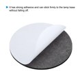 thumbnail image 4 of Uxcell 6.3" Dia. Adhesive Non-Slip Backed Felt, 2 Pcs 5mm Thick Round Lamp Base Anti-Slip Mat Anti-Scratch Pad, Black, 4 of 6
