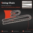 thumbnail image 3 of A-Premium 10PCS Engine Timing Chain Kit W/Sprocket & Tensioner & Guide Compatible with Ford & Mercury - Fusion 2007-2009, Milan 2007-2009 - L4 2.3L - Replace# L32114614, 1F2011316, 3 of 6
