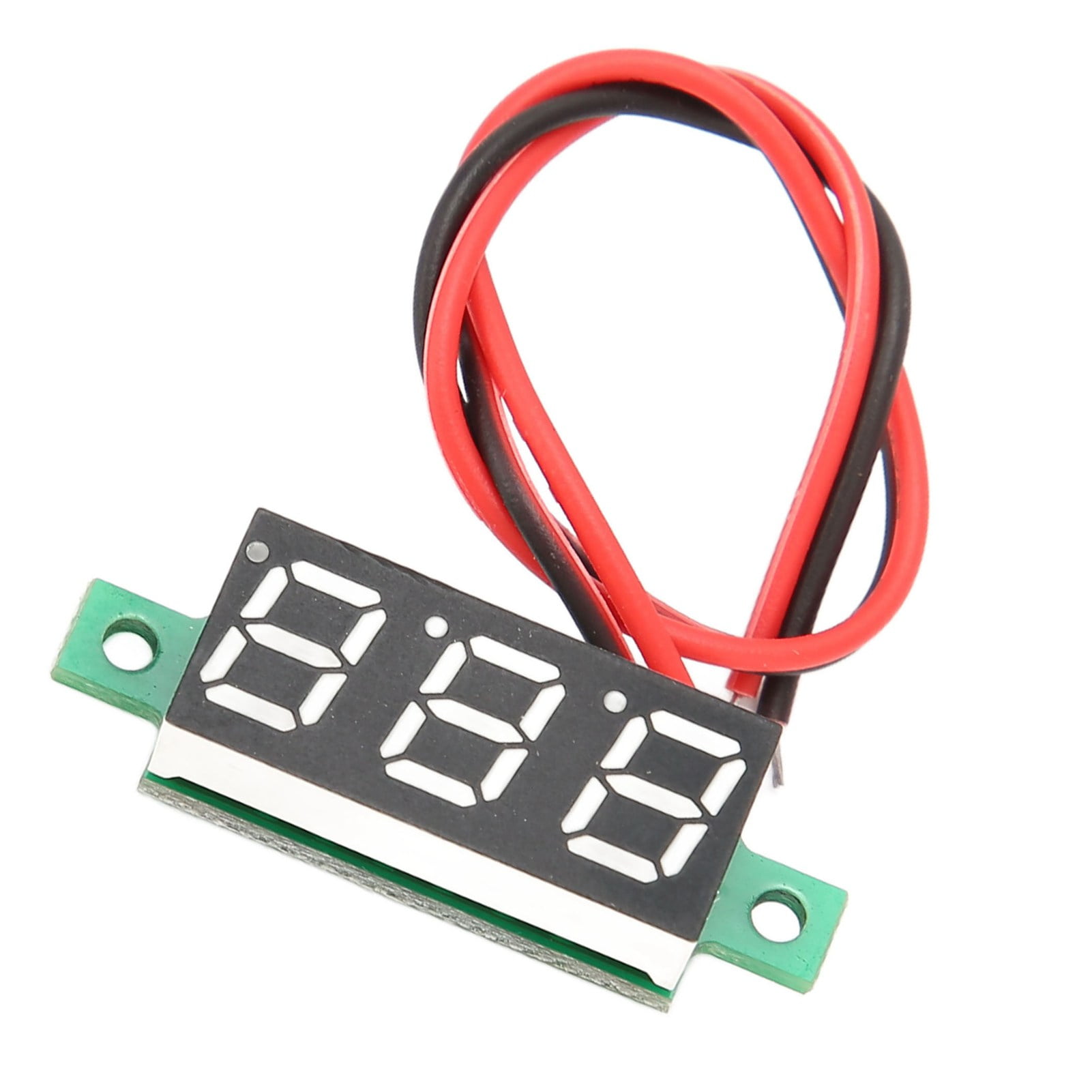 FAGINEY Voltmeter 0.28in Digital Display Volt Voltage Meter 2 Wire DC4‑30V For Measurement,Volt