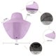 thumbnail image 2 of Circunferencia del sombrero 55-60 cm Protector solar para hombres y mujeres al aire libre, sombrilla, sombrero de pesca transpirable, 2 of 5