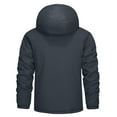 thumbnail image 5 of TACVASEN Men's Winter Jackets Ski Snow Waterproof with Hood Warm Fleece Hiking Fishing Coats Dark Gray L, 5 of 7