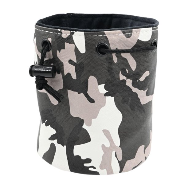Bolsa para pelotas de golf con cordón y cierre de cordón, de piel sintética, multiusos, para lavandería, tenis, gimnasio, para hombres y mujeres. Gris