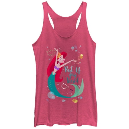 - The Little Mermaid Women's Ariel Part of Your World Dance Racerback Tank Top