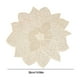 thumbnail image 3 of Fiudx Mantel de Pvc con Estampado Dorado, Antideslizante, Resistente Al Agua y Al Aceite, Aislante Del Calor, Elegante Diseño Floral, Ideal para Cenas En Casa y Bodas, 38 Cm., 3 of 6