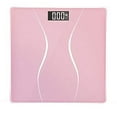 thumbnail image 2 of KUNOVA (TM) Pink Color Digital Bathroom Weight Body Scale with Smart Step-on Technology, Backlit White LED Display, Room Temperature, Battery Level 400lb/180kg, 2 of 5