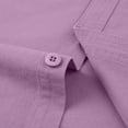 thumbnail image 6 of HOOMEUMY Men's Fashion Solid Long Sleeve Shirt Collared Pocket Tops Casual Wear Trendy Look for Daily Outdoor Sports Activities, 6 of 6