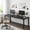 Black, variant on MAYEERTY 78.7" Extra Long Industrial Double Workstation Desk, 2-Person Home Office Desk with Heavy-Duty Metal Frame, 200lbs Capacity MDF Tabletop