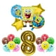 thumbnail image 5 of Decoración de fiesta de cumpleaños de Bob Esponja, globo de papel de aluminio para niños, suministros para eventos, vajilla desechable, pancarta, regalo de fondo, 5 of 5