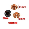 thumbnail image 4 of Milaget Écrou de Pneu RC Anti-en Vrac Pièces de Rechange pour SCX6 JLU 1:6 Bricolage Modèle de Voiture Véhicules Voiture Orange, 4 of 5