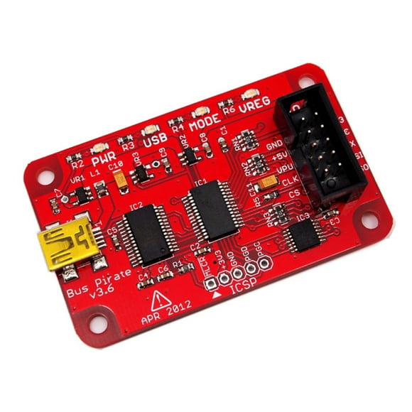 SeeedStudio - Bus Pirate v3.6 - Universal Serial Interface - DIY Maker Open Source BOOOLE