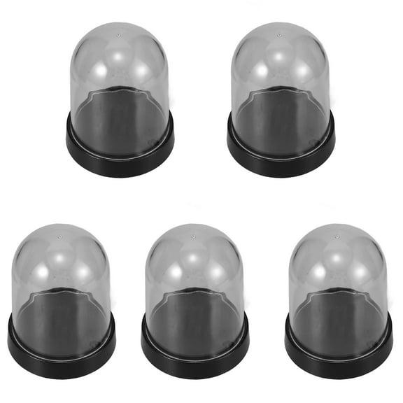 IDEANATEGRATE 5Sets Display Cases For Collectibles Clear Dome Simple and Elegant