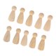 thumbnail image 1 of 50pcs Muñecos de Palo de Madera Femeninos Decoración de Mesa de Casa Regalos para Boda Sunnimix Cake Topper, 1 of 8